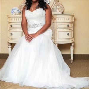 Trumphet wedding gown